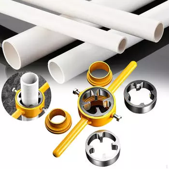 6x Пластиковые плашки для нарезания резьбы на трубах Набор инструментов для сантехнической резьбы, мощный инструмент для нарезания резьбы на проволоке