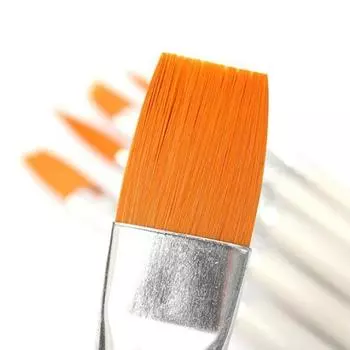 6x профессиональные кисти для рисования, акриловое масло, акварель, кисть для художника One Size