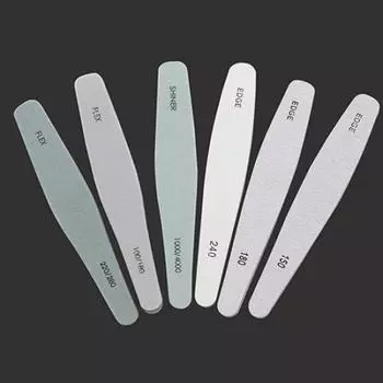 6x шлифовальных файлов для ногтей, блок буфера для маникюра, набор инструментов для УФ-геля