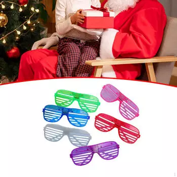 6x солнцезащитных очков с затвором, солнцезащитные очки с прорезями, выпускной вечер на День святого Валентина для детей