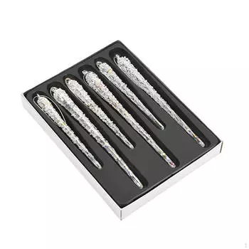 6x Стеклянный сосулька, украшение, подвеска, прозрачный, сделай сам, украшения для рождественской елки для фестиваля