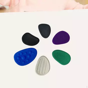 6x текстурированных сенсорных каменных игрушек с мягкой текстурой, для беспокойства, творчества, массажа кончиков пальцев, успокоения, игрушки