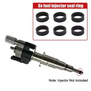 6x уплотнительное кольцо топливной форсунки для BMW N54 N63 135 335 535 550 650i 740i 750i X5 X6