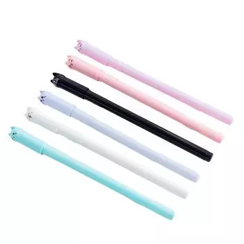 6X Writing Tool Gel Ink Pens School Supplies Craftsmanship Space Saving Student Stationery Long Endurance Convenient