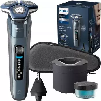 [Модель 2023 г.] Электробритва Philips серии 7000 для мужчин с шайбой, электробритва, бритва, 45 стальных прецизионных лезвий, гибкая головка 360-D, S788251, вращающаяся
