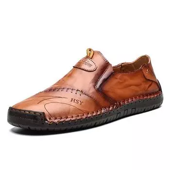 7006 Leather Men s Shoes Autumn and Winter Doudou Shoes Men s Leather Shoes British Lazy Shoes Large Size Casual Shoes Men s Driving Shoes 38 чёрный