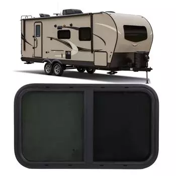 700*400 мм сменные круглые углы окна автофургона слайд с москитной сеткой для прицепа кемпера строительных машин зелёный