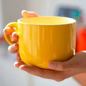 700 мл кружка для кофе большая емкость керамическая чашка для завтрака овсянка молоко чай чашка для лапши быстрого приготовления новинка подарки лучшее для ваших друзей (700ml) темно-зеленого