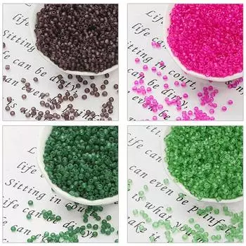 700 шт./пакет, 3 мм, разделительный бисер, ремесленное шитье, матовые цвета, стеклянные бусины, прозрачные высококачественные популярные круглые бусины для изготовления ювелирных изделий своими руками, ручная работа темный кофе