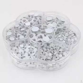 700 шт. украшений ручной работы, самоклеящиеся двигающиеся глазки, праздничные украшения