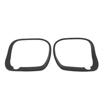 7010124 Пара накладок на заднюю выхлопную трубу слева и справа 51127010124 Декоративная рамка на выхлопную трубу для X5 E53 2000–2006 чёрный