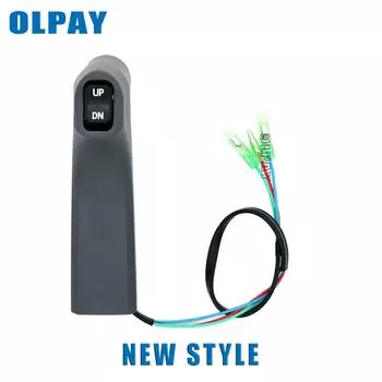 703-82563-31 &; 703-48222-20 Корпус переключателя наклона обшивки лодки для блока управления подвесным мотором Yamaha 2/4 хода (Новый стиль) серый