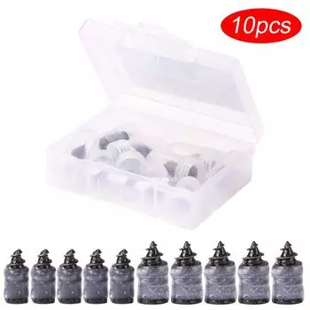 70-10Pcs Universal Vacuum Tyre Repair Set For Car Motorcycle Scooter Rubber Tubeless Tire Repair Kit Glue Free Repair Tire Nails