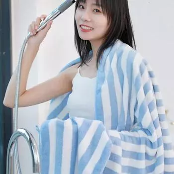 70*140 см/35*75 см банное полотенце для лица для взрослых в полоску пляжное полотенце мужские и женские впитывающие полотенца для путешествий, спорта, спа, ванной, купальное полотенце 35*75cm розовый