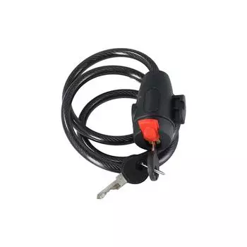 70*1 см стальной трос противоугонный велосипедный универсальный защитный круглый замок проволочный велосипедный замок чёрный