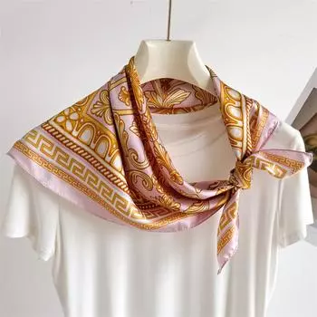 70 * 70 см новый шелковый маленький квадратный шарф для защиты шеи женщин профессиональный шарф универсальный шарф для волос шарф 70*70CM
