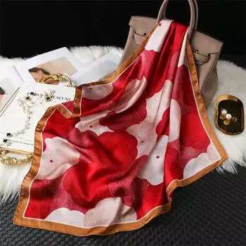 70 * 70 см новый шелковый маленький квадратный шарф для защиты шеи женщин профессиональный шарф универсальный шарф для волос шарф 70*70CM