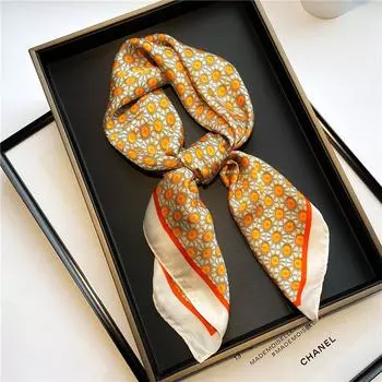 70 * 70 см новый шелковый маленький квадратный шарф для защиты шеи женщин профессиональный шарф универсальный шарф для волос шарф 70*70cm