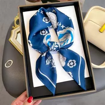 70 * 70 см новый шелковый маленький квадратный шарф для защиты шеи женщин профессиональный шарф универсальный шарф для волос шарф 70*70CM