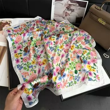 70 * 70 см новый шелковый маленький квадратный шарф для защиты шеи женщин профессиональный шарф универсальный шарф для волос шарф 70*70cm