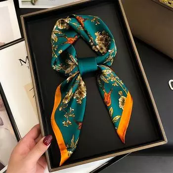 70 * 70 см новый шелковый маленький квадратный шарф для защиты шеи женщин профессиональный шарф универсальный шарф для волос шарф 70*70CM