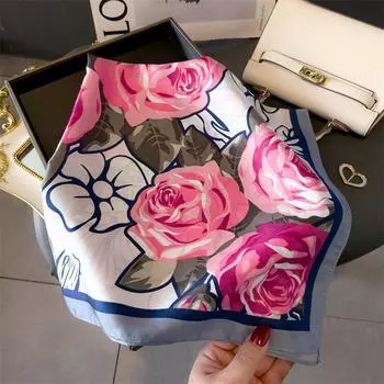 70 * 70 см новый шелковый маленький квадратный шарф для защиты шеи женщин профессиональный шарф универсальный шарф для волос шарф 70*70cm