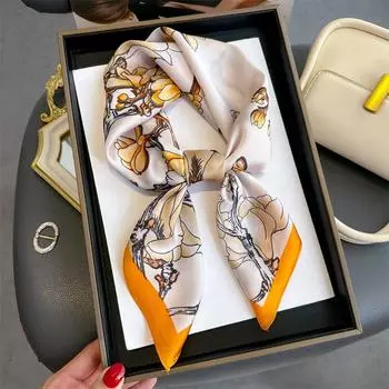 70 * 70 см новый шелковый маленький квадратный шарф для защиты шеи женщин профессиональный шарф универсальный шарф для волос шарф 70*70CM