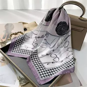 70 * 70 см новый шелковый маленький квадратный шарф для защиты шеи женщин профессиональный шарф универсальный шарф для волос шарф 70*70CM