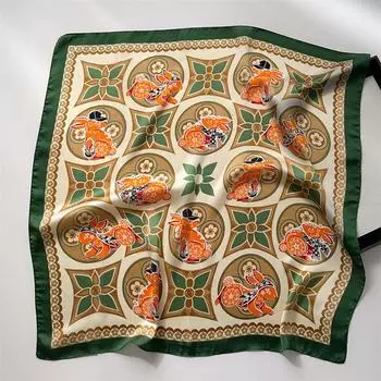 70 * 70 см новый шелковый маленький квадратный шарф для защиты шеи женщин профессиональный шарф универсальный шарф для волос шарф 70*70cm