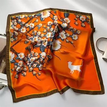 70 * 70 см новый шелковый маленький квадратный шарф для защиты шеи женщин профессиональный шарф универсальный шарф для волос шарф 70*70CM