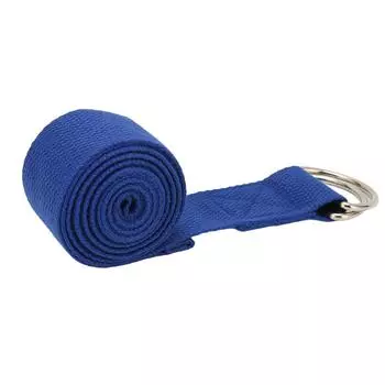 70,87 дюйма Ремень для йоги Растяжка Гибкость Упражнения Эластичные ленты для фитнеса Пилатес Синий
