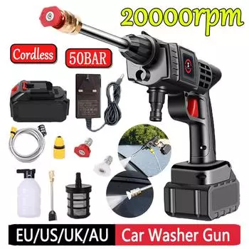 70 бар макс автомобильный беспроводной водяной пистолет 12 В 200 Вт EU/US/UK/AU вилка очиститель высокого давления мойка 7-10 м распылительная машина для мойки автомобилей