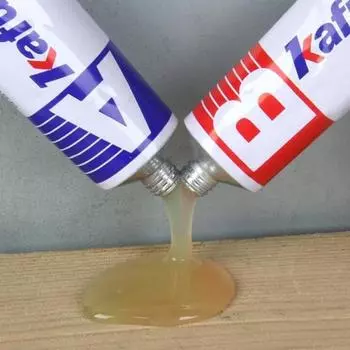 70 г A + B Клей Клей для стекла, пластика, дерева и мрамора, быстросохнущий универсальный клей