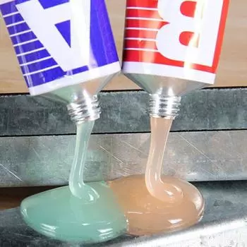 70 г A + B Клей Клей для стекла, пластика, дерева и мрамора, быстросохнущий универсальный клей