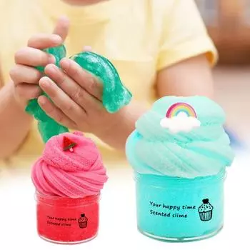 70 мл экологически чистые нелипкие облака для снятия стресса портативный детский комплект слизи декомпрессионная игрушка детский подарок DIY
