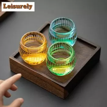 70 мл изысканная хрустальная стеклянная чайная чашка высокого качества Beauty Master Cup китайские чайные аксессуары индивидуальная дорожная стеклянная чайная чашка