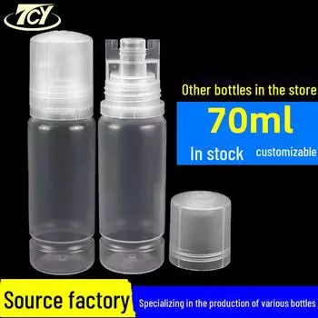 70 мл прозрачные полипропиленовые пластиковые бутылки с заостренным носиком для чернил или жидкостей 70ml прозрачный