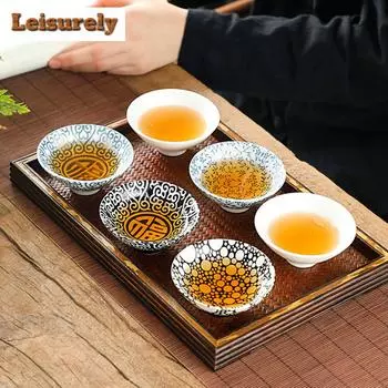 70 мл старинная сине-белая керамическая чайная чашка ручной работы с инкрустацией из серебра бытовая чайная чаша персональный набор для приготовления чая на одну чашку принадлежности 8.5x3.5cm 70ml