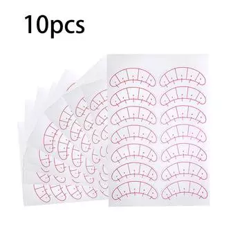 70 пар косметических инструментов, привитые накладные ресницы, подушечки для наращивания, бумажные патчи под инструмент для макияжа глаз 70Pairs/Lot