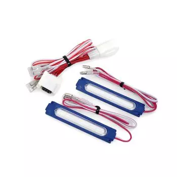 70 Series Land Cruiser Эксклюзивный светодиодный бампер Светодиодная подсветка Переключение LAND CRUISER 70 Пользовательские детали Аксессуары Наряды Toyota TOYOTA M YOURS. [Синий] синий