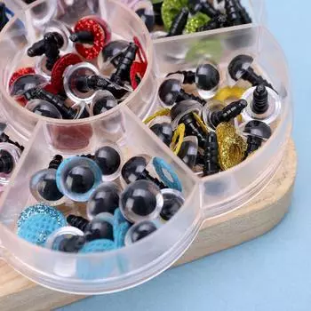 70 шт., 10 мм/0,39 дюйма, кукла «сделай сам», пластиковые глаза, защитные шайбы, подушечки для ручной работы, кукла-кит, сова, ремесло, детская игрушка