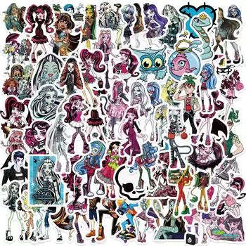 70 шт. наклейки Monster High для подростков, крутые аниме, водонепроницаемые виниловые наклейки, бутылки с водой, Tonys и подарки для девочек-подростков 50pcs