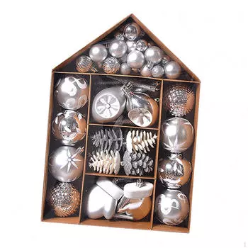 70 шт. Рождественские шары, украшения, рождественская елка, декор для дома на год