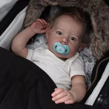 70 см 3D кожа ручной работы мягкая силиконовая кукла реборн игрушка для девочки 28 дюймов реалистичная блондинка для малышей Art Bebe с венами сосуд None