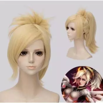 70 см аниме Dr.Stone косплей Kohaku золотой хвостик парик термостойкое волокно женские синтетические волосы костюм парики 70cm бежевый