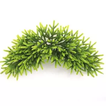 70 см рождественское украшение на стену, украшение на окно, подвеска, полукольцо, настенное, искусственное, имитация рождественской елки из полиэтилена 70x30cm