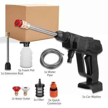 70Bar 88VF Очиститель высокого давления Автомойка Спрей Беспроводной распылитель воды Очистительная машина Only machine