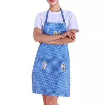 70cm Lightweight Apron Sleeveless Practical Cartoon Rabbit Household Cleaning Bib