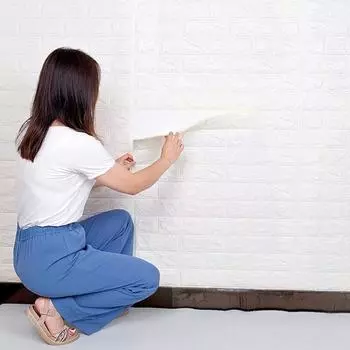 70CMX1M 3D стикер на стену, имитация кирпича, домашний декор для спальни, водонепроницаемые самоклеящиеся обои «сделай сам», для гостиной, ТВ-фон, декор 70CMX1M