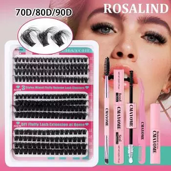 70D 80D 90D Ресницы Накладные ресницы Макияж Инструменты Натуральные густые объемные ресницы Красота Пушистые ресницы Лиса